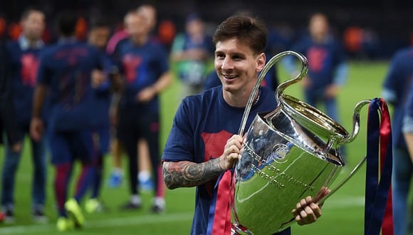 Lionel Messi ganó cuatro Champions League como jugador del Barcelona. (Getty)