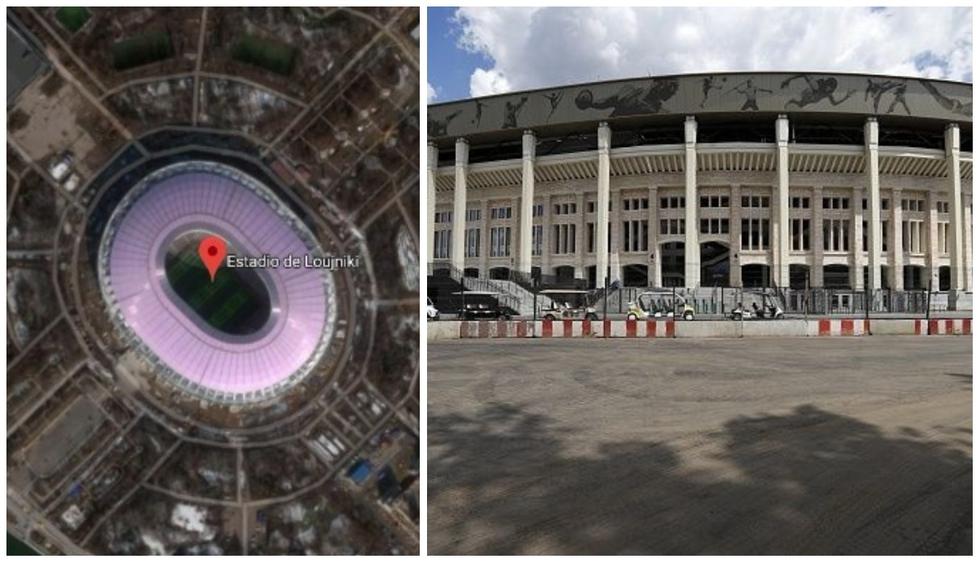En el estadio Luzhniki se espera la llegada de varios hinchas mexicanos. (Fotos: Google Maps - Getty Images / Diseño: Depor)