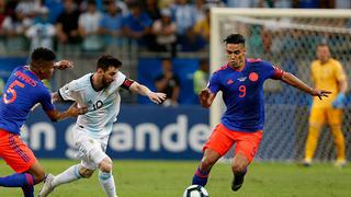 Sin despertar: Argentina perdió 2-0 ante Colombia por inicio del Grupo B de Copa América