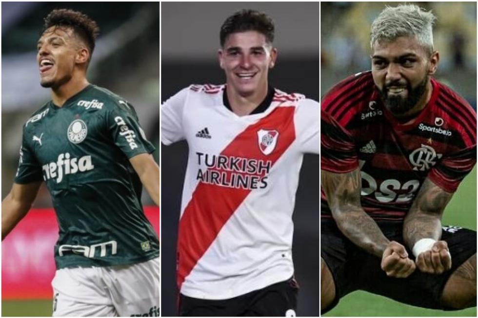 Cinco jugarán la final de Copa Libertadores: el top 10 de los cracks más valiosos de CONMEBOL
