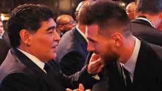 Con el salto de Maradona: Messi homenajeó a Diego en la Copa América 2021 [FOTO]