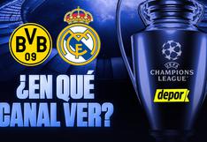 En qué canales de TV ver Real Madrid vs. Dortmund por final Champions League