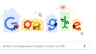 Google publica un doodle dedicado al aislamiento social por el coronavirus
