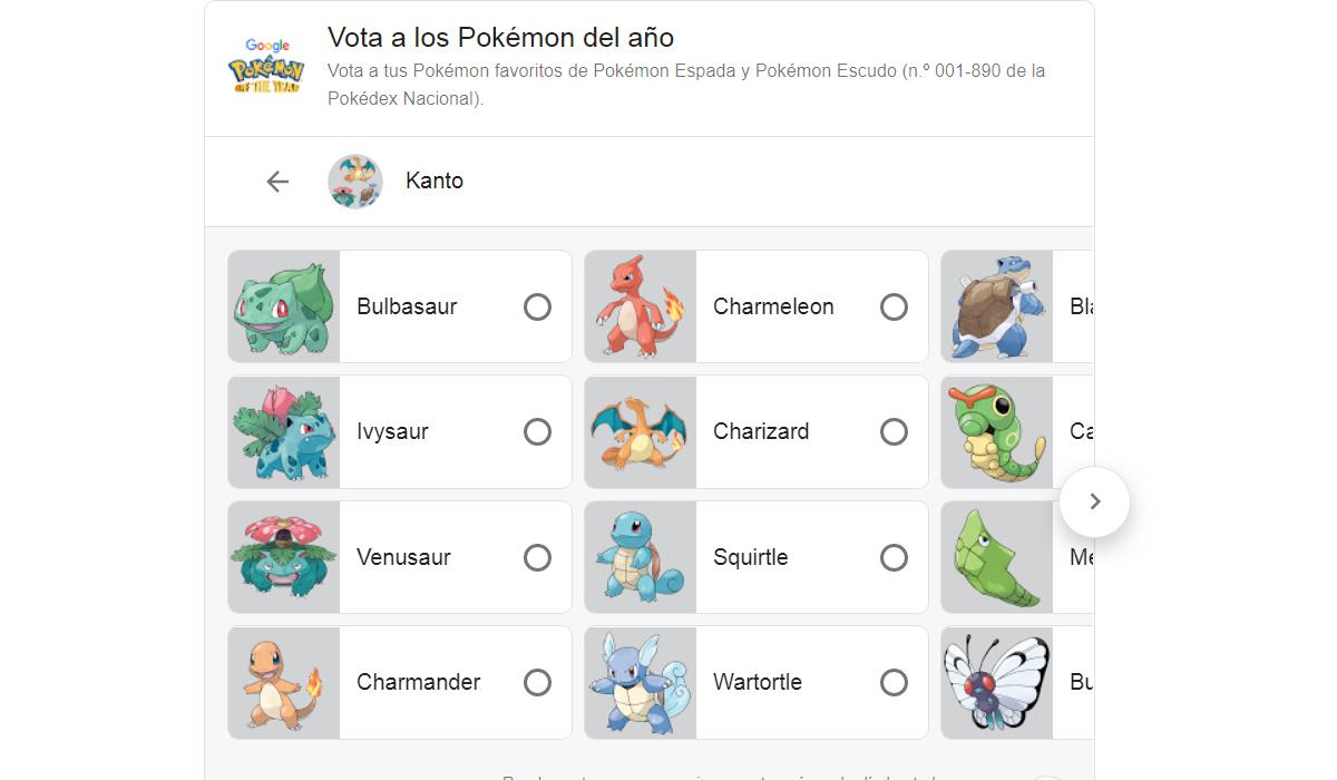 Podrás elegir a uno de cada categoría, siempre y cuando tu cuenta esté logueada. (Foto: Google)