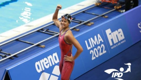 Alexia Sotomayor luchará por una medalla en 100 metros espalda del Mundial Junior de Natación. (Foto: IPD)