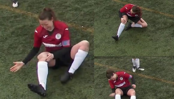 Futbolista se dislocó la rodilla, la acomodó a golpes y siguió jugando en Escocia. (Video: YouTube)