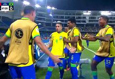 En el área no perdona: gol de Vitor Roque para el 1-0 de Brasil vs. Perú [VIDEO]