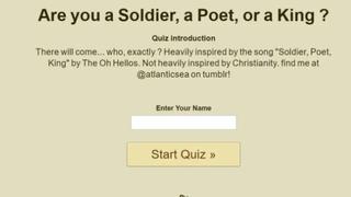 Pasa el test viral de personalidad del “Soldier, Poet or King” y conoce los resultados