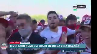 Narraba el banderazo de River cuando lo asaltaron en vivo: reportero argentino quedó en shock y es viral [VIDEO]