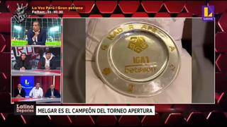 ‘Checho’ Ibarra critica trofeo entregado a Melgar: “Es una vergüenza”