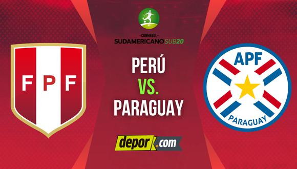 Perú y Paraguay se miden por la fecha 3 del Grupo A del Sudamericano Sub-20. (Diseño: Depor)