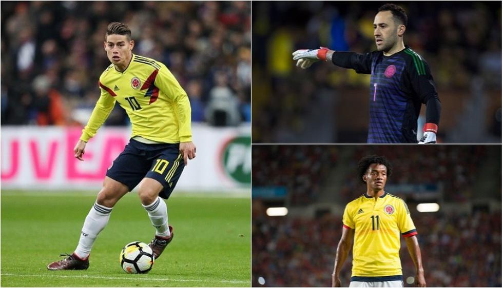Los colombianos que repetirán Mundial en Rusia 2018. (Getty Images)