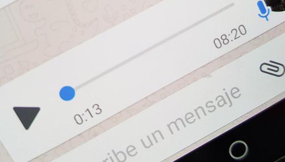 WhatsApp comienza a probar un nuevo botón en los mensajes de voz. | Foto: WhatsApp