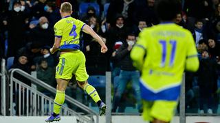 Con asistencia de Cuadrado: el gol de De Ligt para el 1-1 de Juventus ante Cagliari [VIDEO]