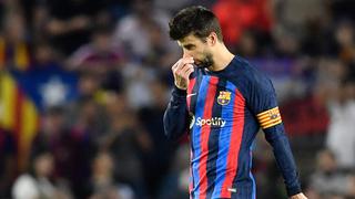 Ni había ingresado: Gerard Piqué fue expulsado en su último partido en Barcelona