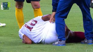 Solo estuvo un minuto en el campo: Fernando Pacheco y la lesión que sufrió con Fluminense 