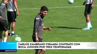 Cadena internacional aseguró que Carlos Zambrano será nuevo refuerzo de Boca Juniors