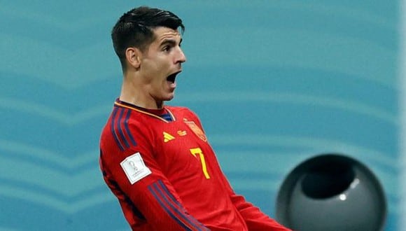 Gol de Morata para el 1-0 de España vs. Japón en Qatar 2022. (Foto: Reuters)