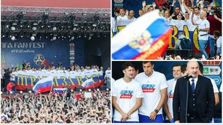 El calor de la casa: el gran recibimiento de los hinchas a la Selección de Rusia en Moscú [FOTOS]