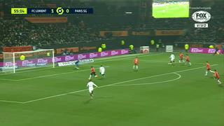 Solo frente al arco: Di María falló gol increíble en el PSG vs. Lorient por la Ligue 1 [VIDEO]