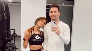 Sigue con la ropa de Argentina: el entrenamiento de Lionel Messi y Antonela en sus vacaciones [FOTO]