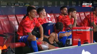 Preocupa para las Eliminatorias: el dolor y hielo a la rodilla de Luis Suárez [VIDEO]