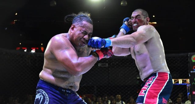 Lucas Chiumiento venció a Andrew Smith por decisión unánime. (Foto: FFC)