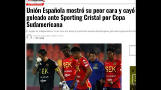 ¡Desastre! Así reaccionaron los medios chilenos tras goleada de Sporting Cristal sobre U. Española [FOTOS]