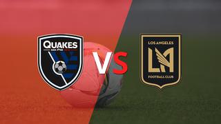 Termina el primer tiempo con una victoria para San José Earthquakes vs Los Angeles FC por 1-0