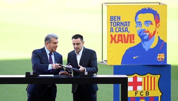 Joan Laporta cumple su segundo mandato como presidente del FC Barcelona. (Foto: Getty)