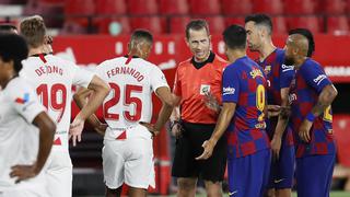 Jugaron para el Madrid: Barcelona igualó 0-0 con Sevilla en Ramón Sánchez Pizjuán por LaLiga Santander