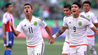 México venció 2-1 a Paraguay en amistoso y quedó listo para la Copa Oro 2017