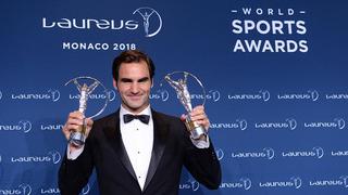 ¡Un galardón más! Roger Federer ganó premio Laureus al Mejor Deportista del Año