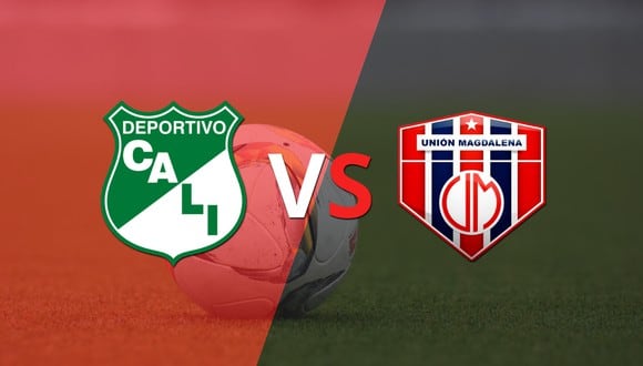 Deportivo Cali y U. Magdalena empatan 1-1 y se van a los vestuarios