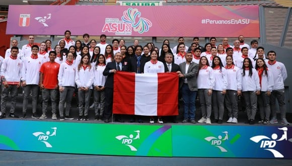 La delegación peruana participara en la inauguración de los Juegos Suramericanos Asunción 2022. (Foto: IPD)