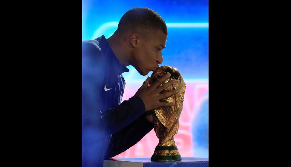 El festejo de Francia del Mundial Rusia 2018, por primera vez, en el Stade de France. (Foto: AFP)