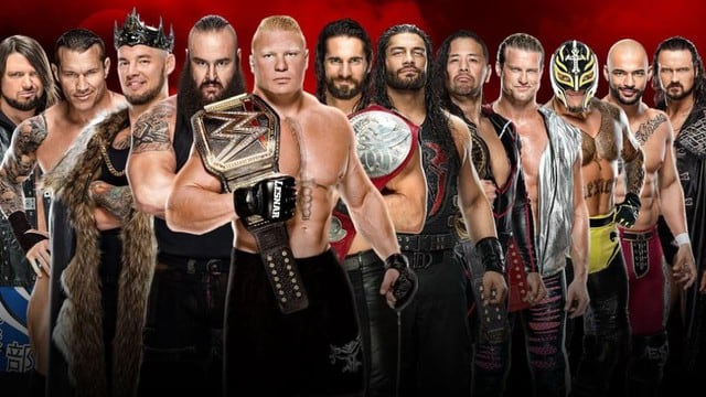 Batalla Real masculina de 30 superestrellas. (WWE)