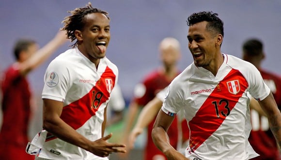 Carrillo anotó el único gol del partido y Perú logra la clasificación a cuartos de final en el segundo lugar del grupo B. (Foto: AFP)