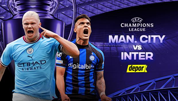 Manchester City vs. Inter por la final de Champions League. (Diseño: Depor)