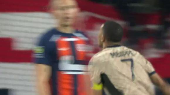 Gol de Mbappé para el 3-2 de PSG vs. Montpellier. (Video: ESPN)