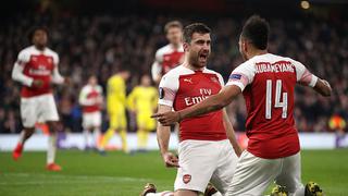 Arsenal goleó 3-0 al BATE Borisov y clasificó a octavos de final de Europa League 2019