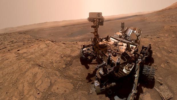 El rover Curiosity de la NASA tomó esta selfie en Marte (Foto: NASA)