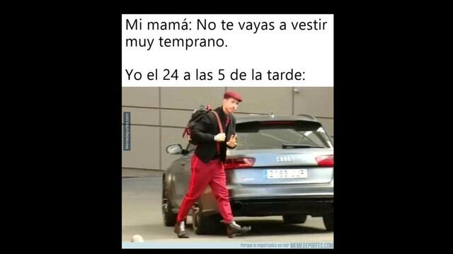 Los mejores memes de fútbol y Navidad que son furor en redes.