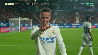 Liquida el partido: gol de Lucas Vázquez para el 3-1 del Real Madrid vs. Osasuna [VIDEO]