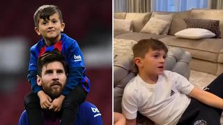 Viral: Lionel Messi comparte tierno video de su hijo Thiago cantando session de Bizarrap