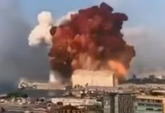 Así se vivió la impresionante explosión en Beirut, capital del Líbano [VIDEOS]
