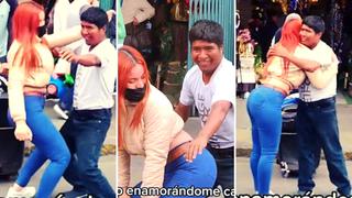 Video viral: Espontánea venezolana baila en la calle sin darse cuenta de la ayuda que otorga a joven
