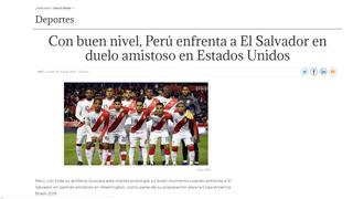 Perú vs. El Salvador: ¿qué dice la prensa salvadoreña en la previa del partido amistoso? [FOTOS]