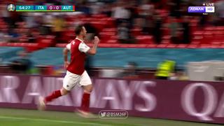 El VAR no lo permitió: el gol de Arnautovic que fue anulado en el Italia vs. Austria [VIDEO]