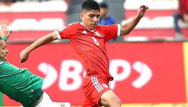 Piero Quispe debutó el año pasado en la Selección Peruana ante Bolivia por las Eliminatorias 2026. (Imagen: Agencias)